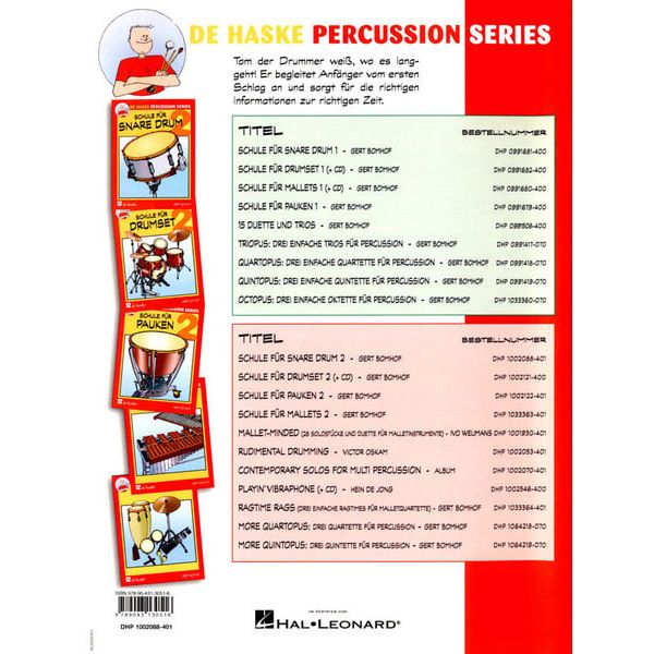 De Haske Schule Für Snare Drum Bd.2