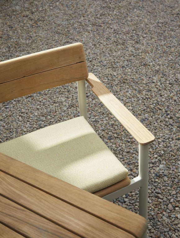 Fritz Hansen Zitkussen voor Pelagus tuinstoel Honey Yellow