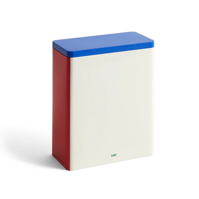HAY  Tin beholder, X-Large - Off-white/blue/red
