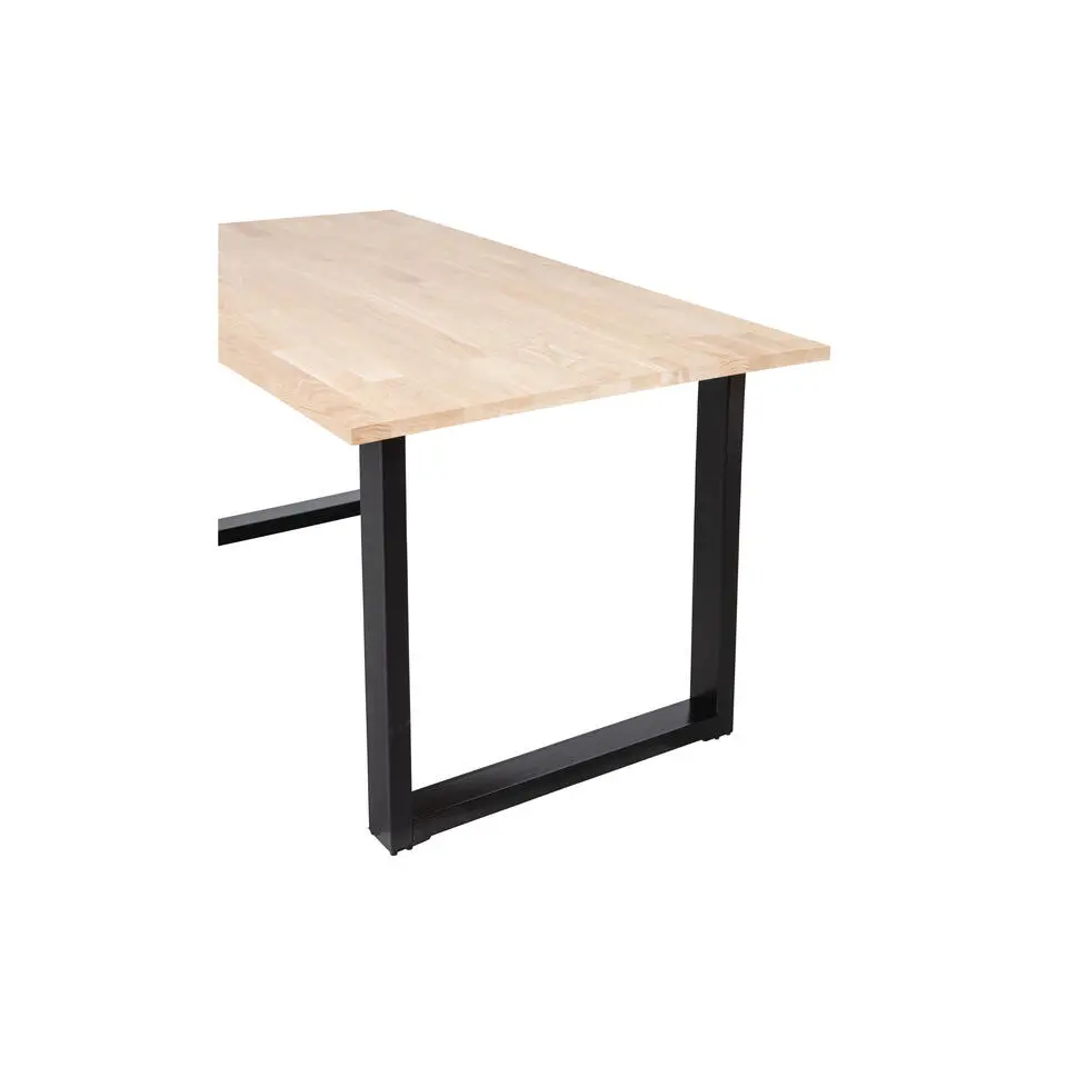 WOOOD Tablo Tafel met U-poot - Eiken - 75x180x90