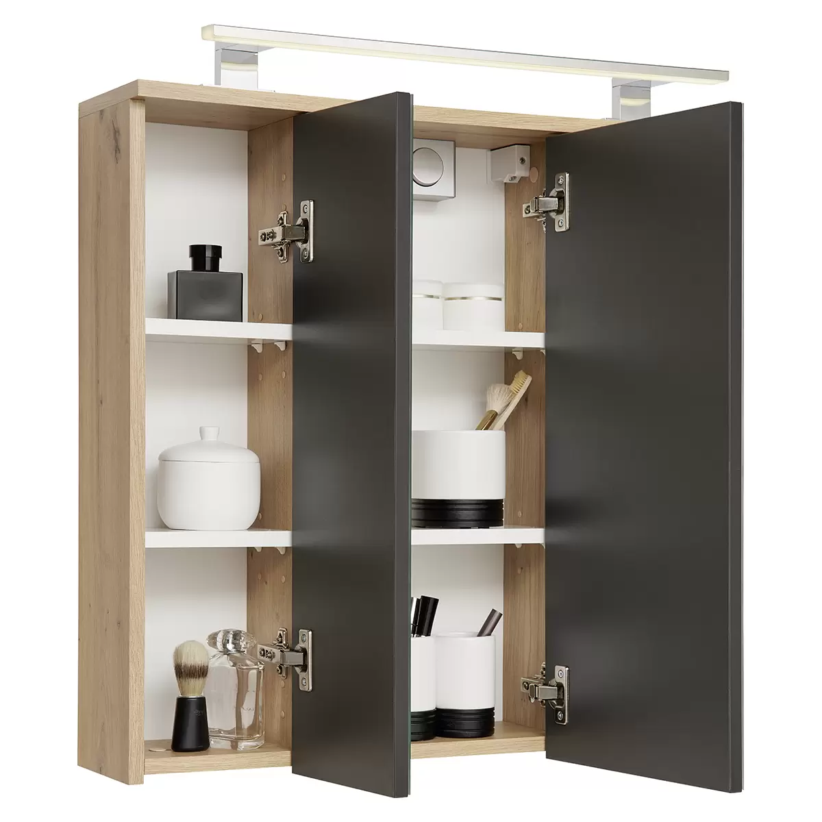 Spiegelschrank Giga SPS Artisan Eiche,anthrazit