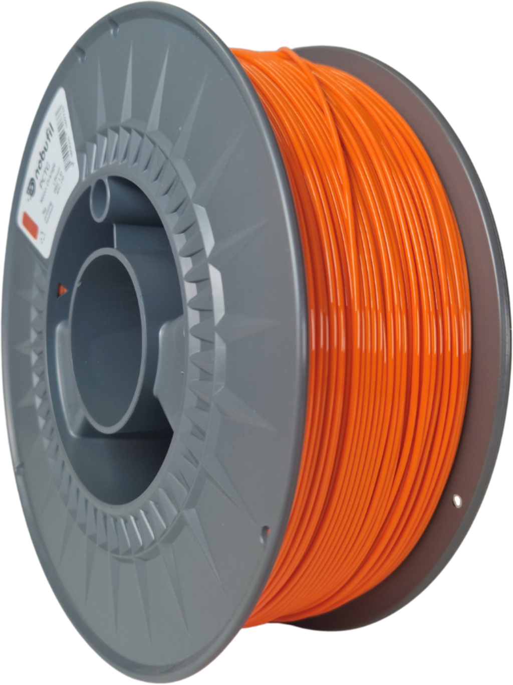 Nobufil  PCTG Neon Orange, 1,75 mm / 1000 g    Schlagfestes PCTG Filament aus recycelten Kunststoffen