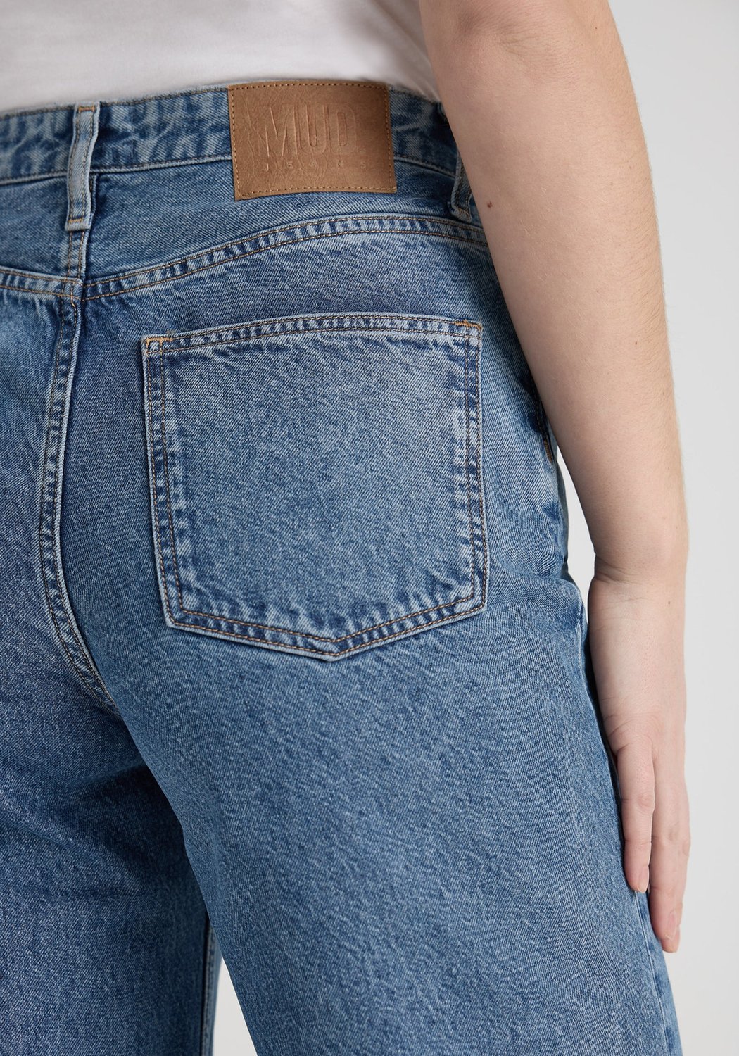 Mud Jeans Damenjeans Sara High Loose Stone Vintage