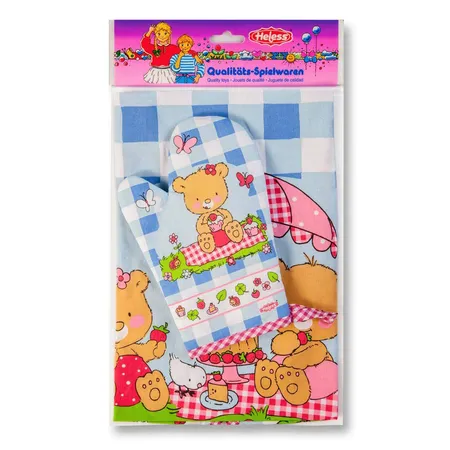 Heless Kinder-Backschürze mit Topfhandschuh