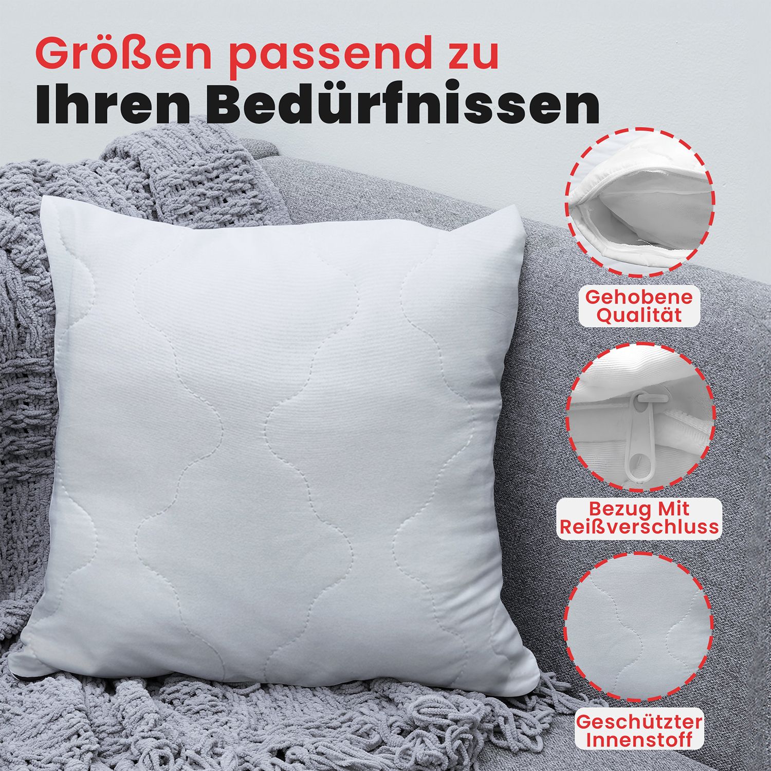EVE Textile Diamant-Plus Kopfkissen