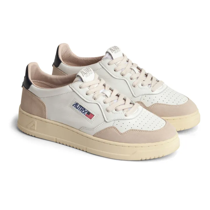 Autry Baskets Medalist Low Cuir/Suède | Bleu marine