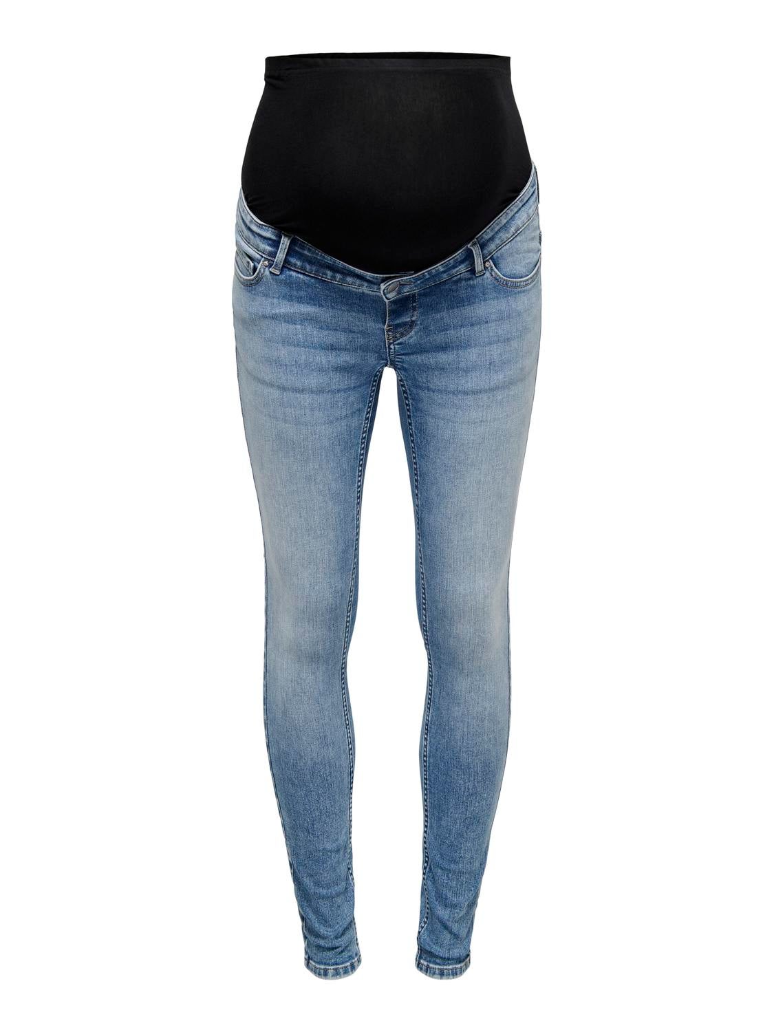 OLMBELLY Skinny Fit Jeans Light Blue Denim