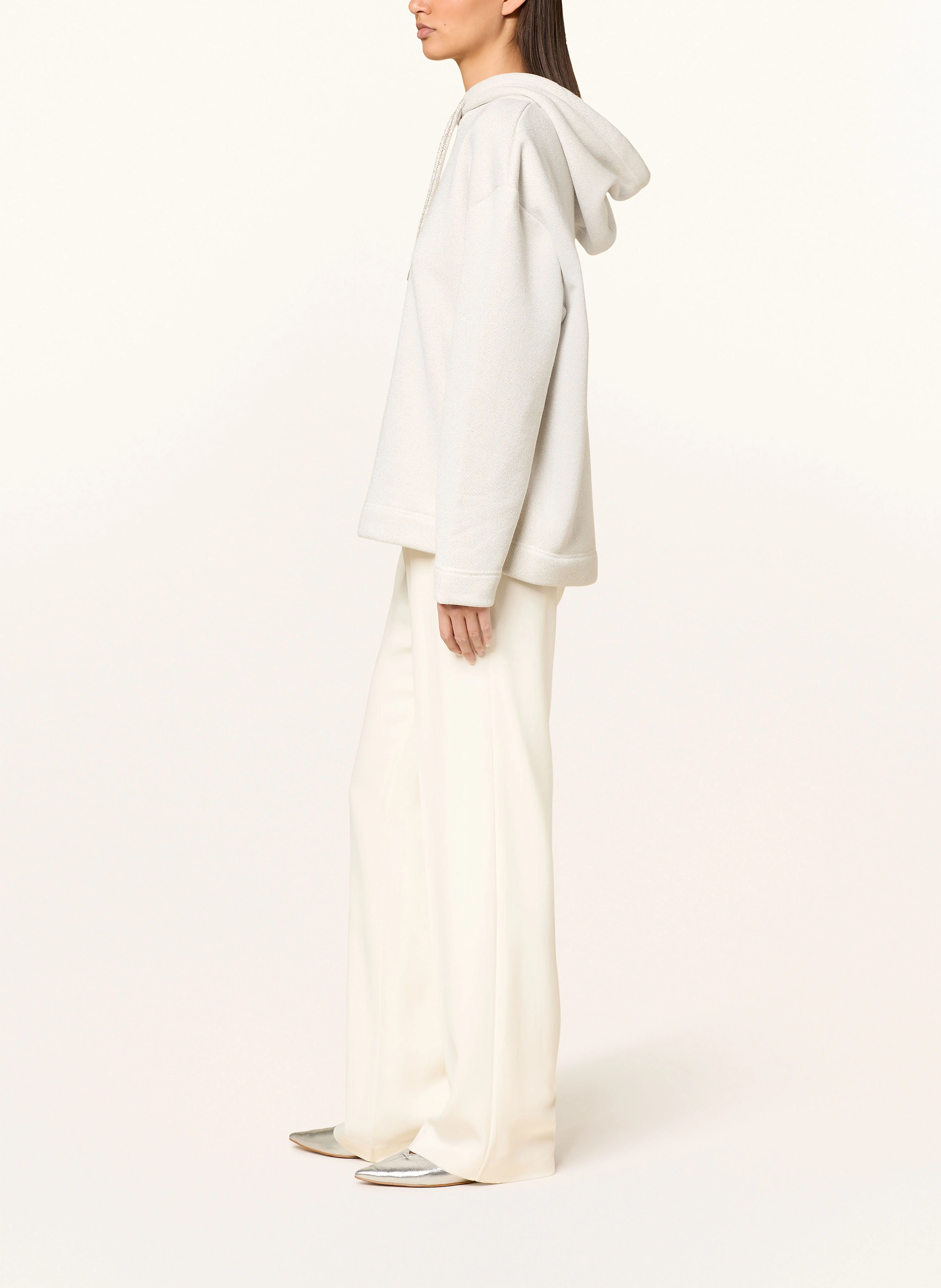 MAX & Co. Hoodie FIORIRE mit Glitzergarn