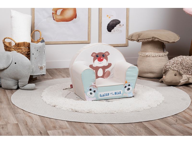 Knorrtoys Kindersessel «Babies and the bear» Bequemer Sessel für Kinder