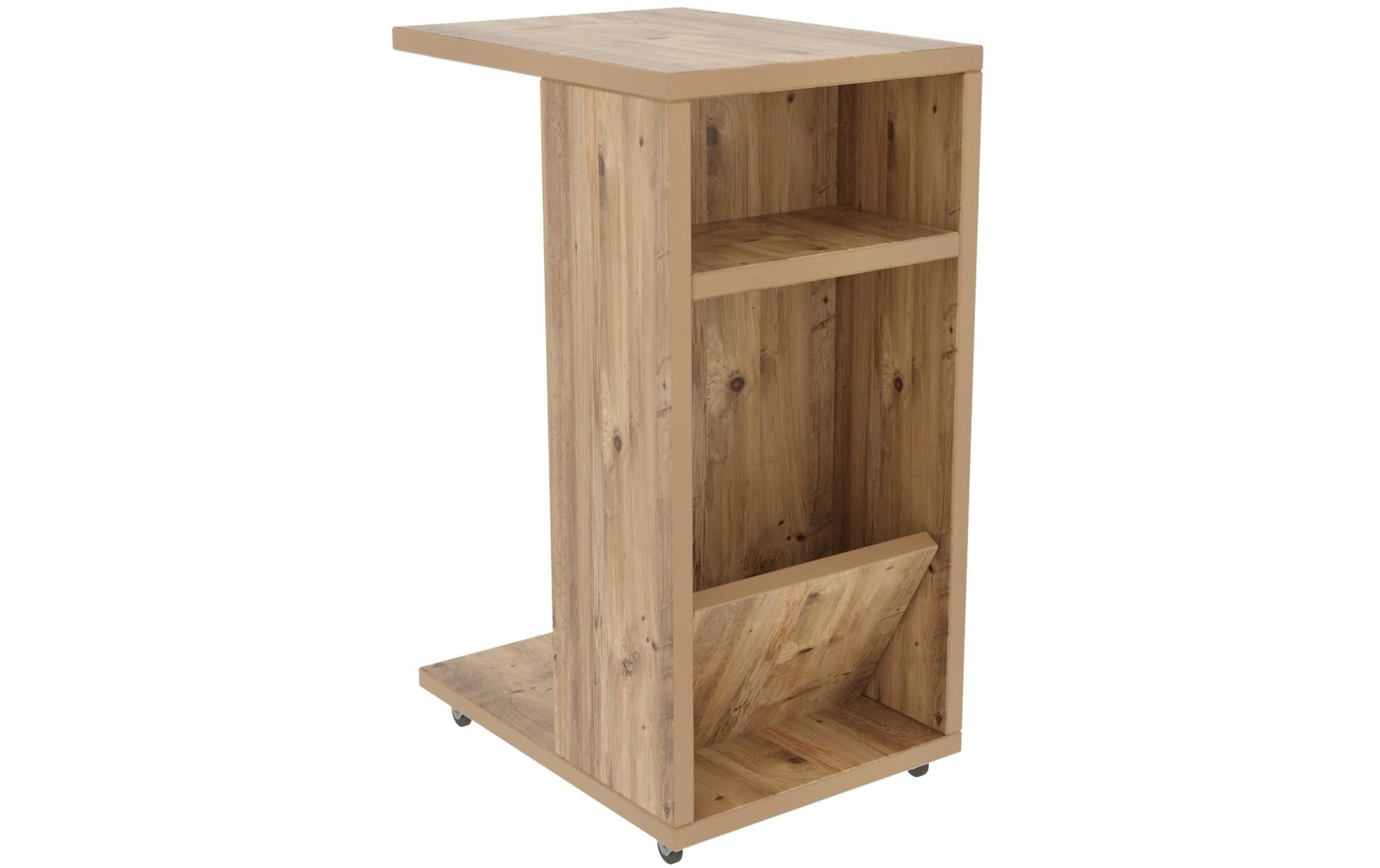Beistelltisch Filinta 30 x 63 x 40 cm, NatureRegalwagen