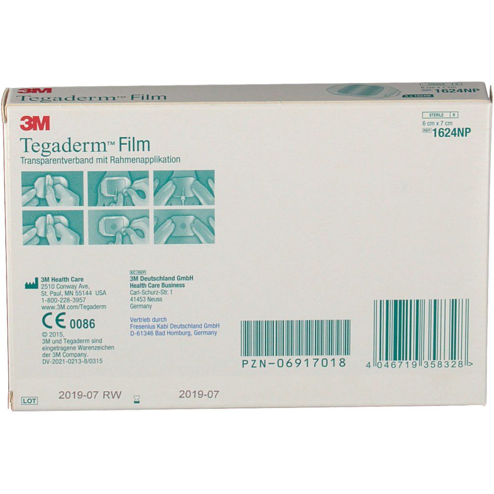 Tegaderm Film 6 x 7 cm