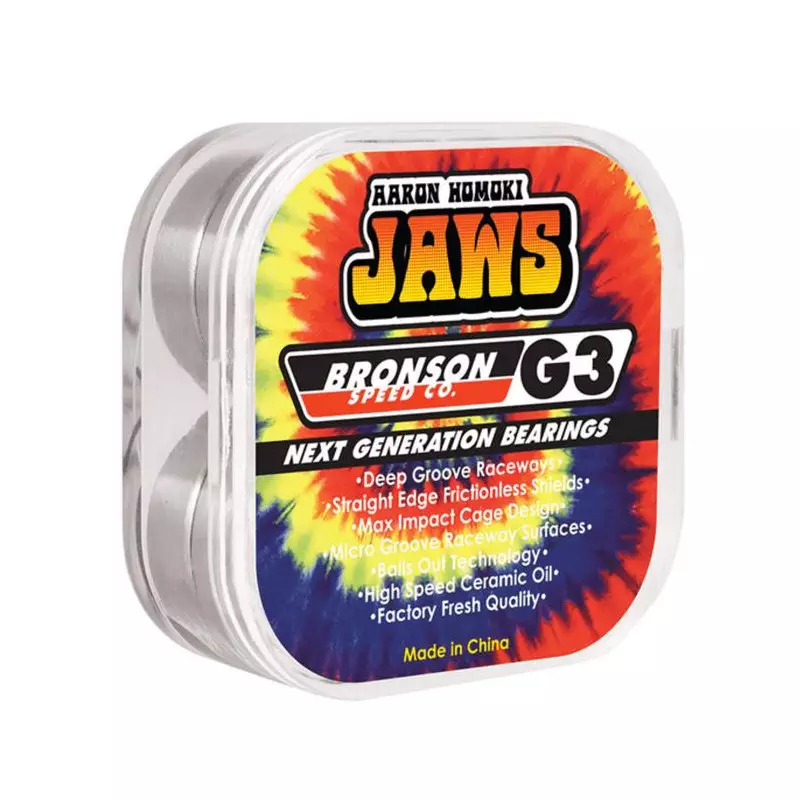 Roulements skate BRONSON Speed Co Pro Jaws Homoki G3 Multicolore