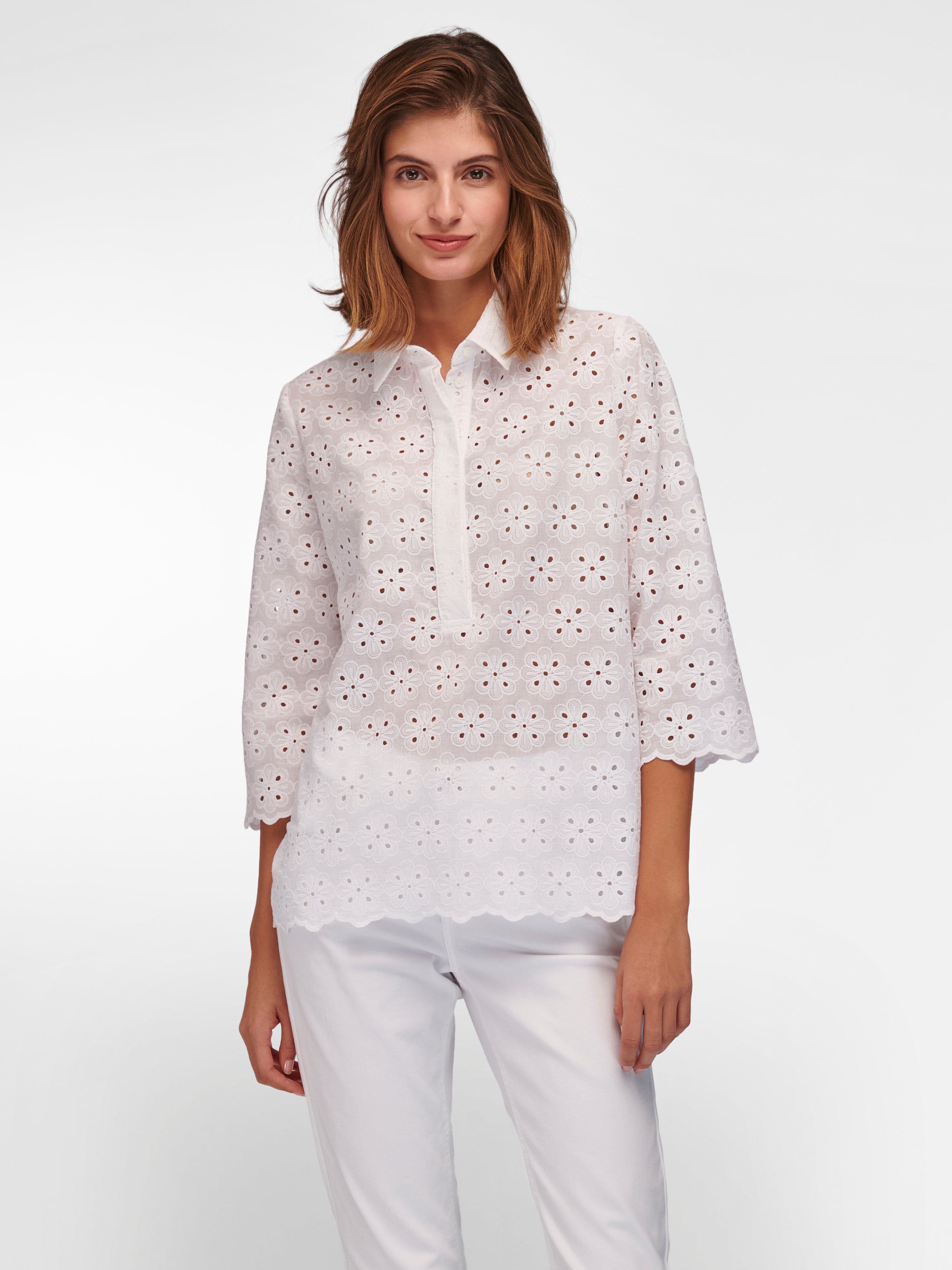 Bluse mit 3/4-Arm