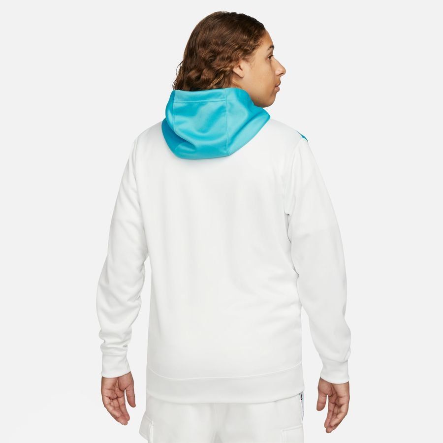 Nike Sweat à Capuche Sportswear NSW Repeat - Blanc/Bleu/Noir