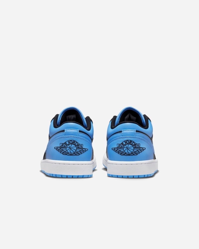 Chaussures Nike Air Jordan 1 Low Noir & Bleu pour homme