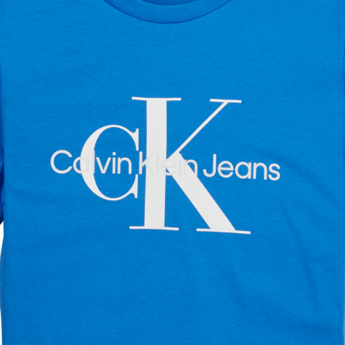 Calvin Klein Jeans - MONOGRAM LOGO T-SHIRT - Bleu