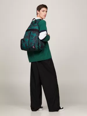 Mochila com estampa abstrata