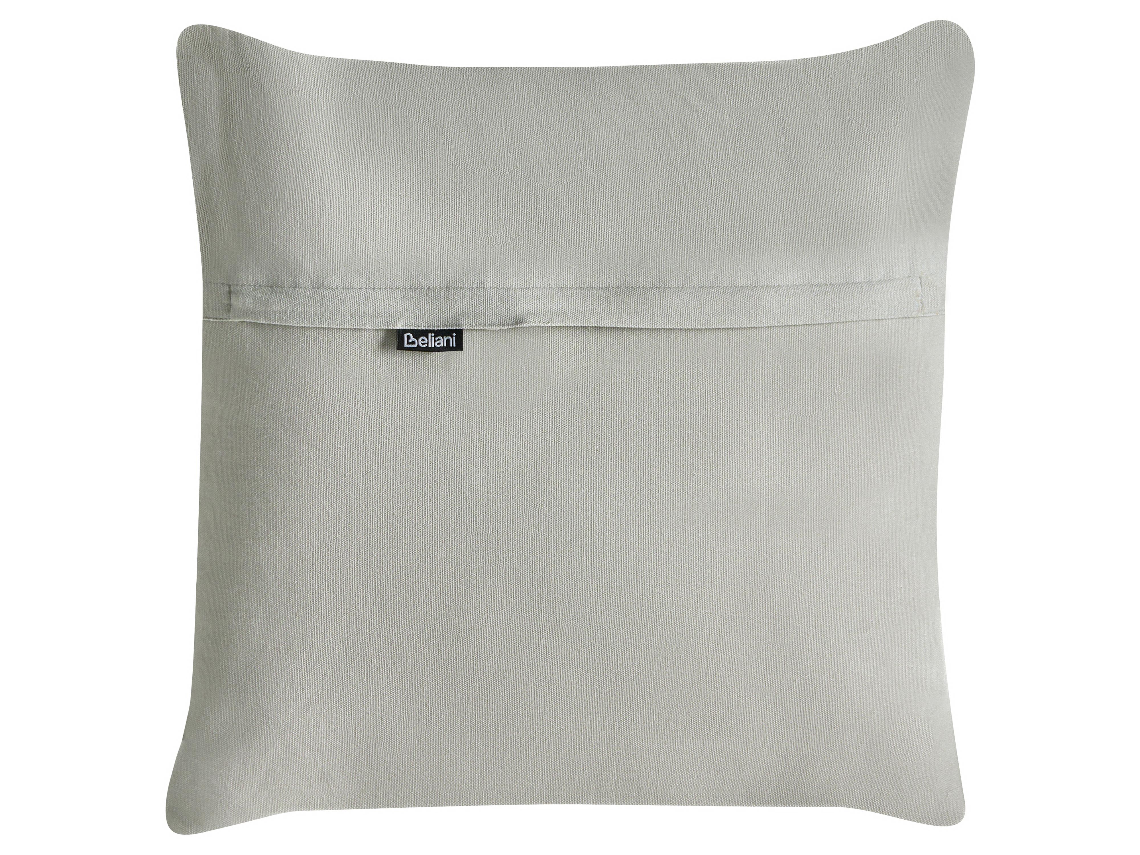 Set van 3 sierkussens XYLOPIA Katoen 30 x 50 cm 45 x 45 cm Groen bloempatroon