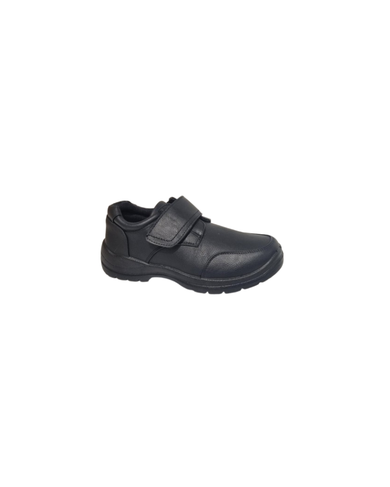 Komfort sko m/velcro - sort