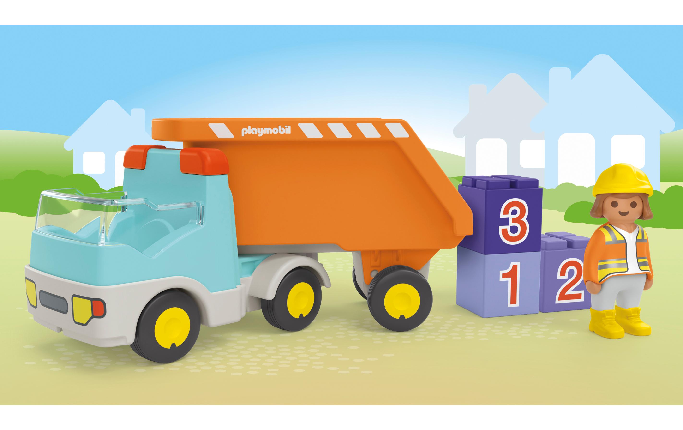 Junior Kipplaster mit Kippfunktion 71685Figuren-Set für Kinder