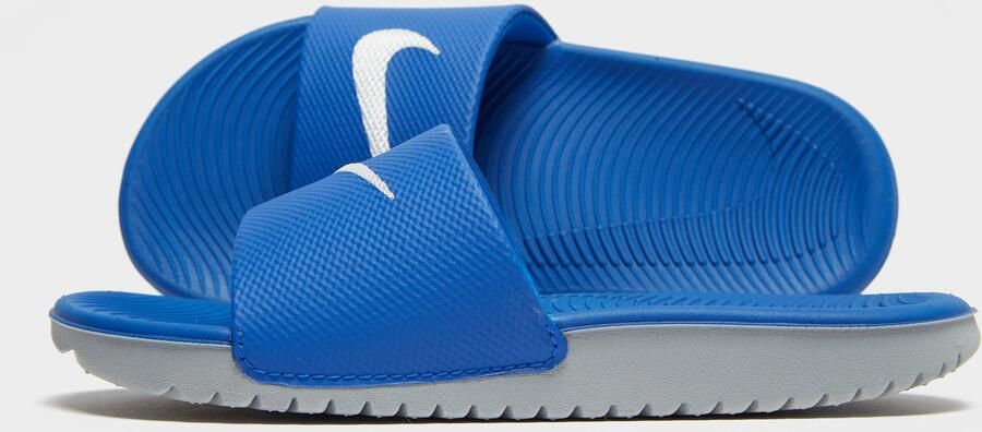 Nike Kawa Slide (Gs Ps) Slippers Kinderen Blauw