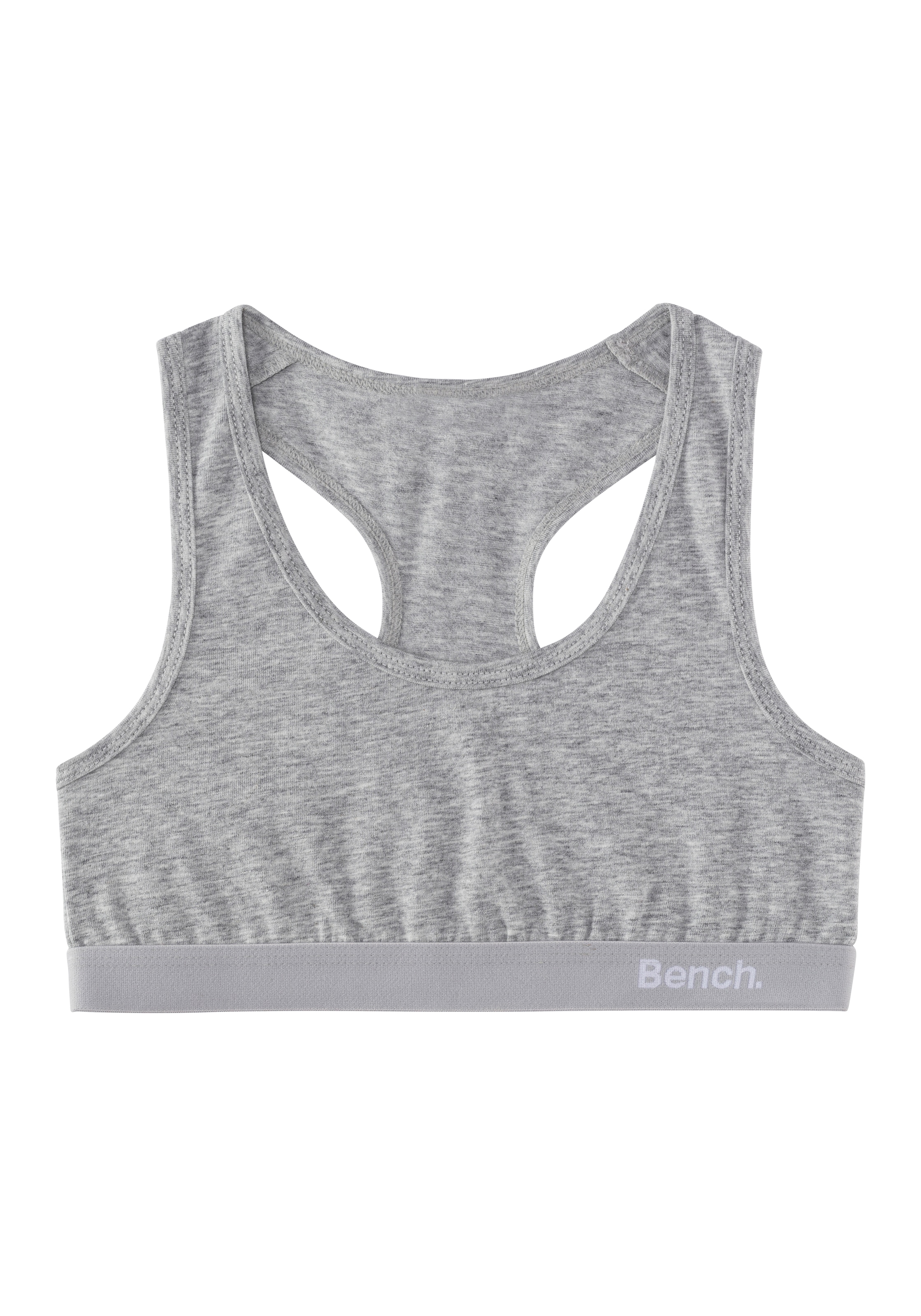 Bench. Bustier, 3 im sportlichen Look mit Ringerrücken