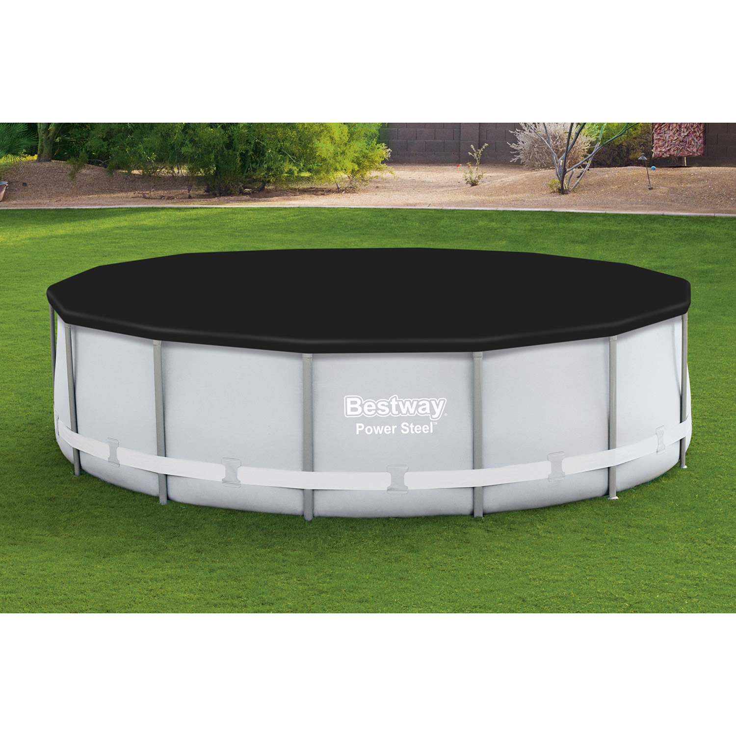 Bestway Flowclear 396 cm zwembad afdekhoes