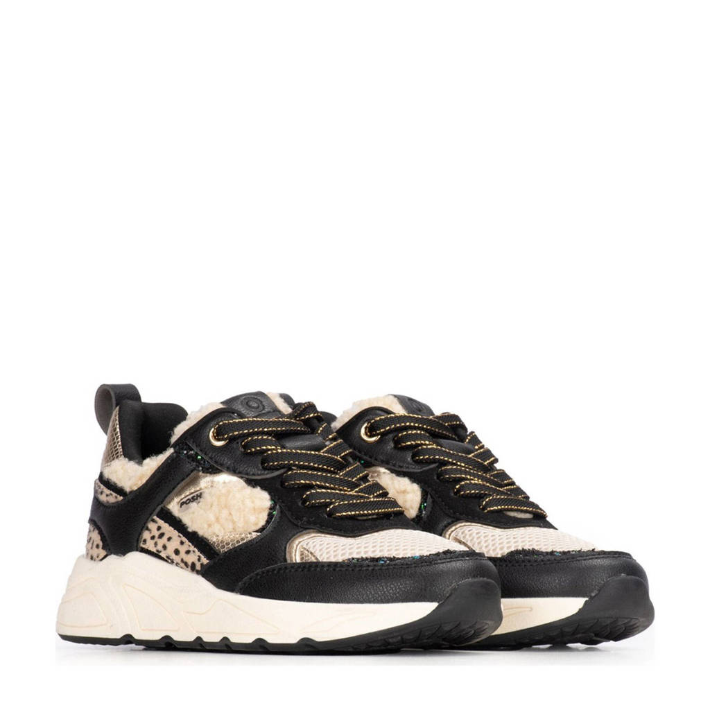 POSH by Poelman Minionchunky sneakers zwart/beige