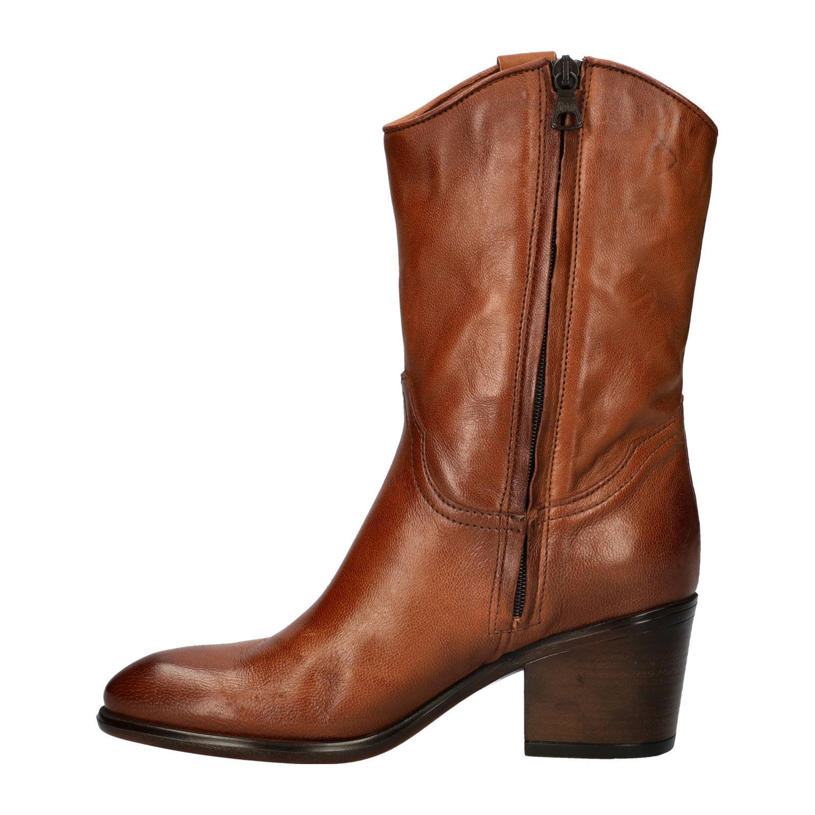 Nelson leren laarzen cognac