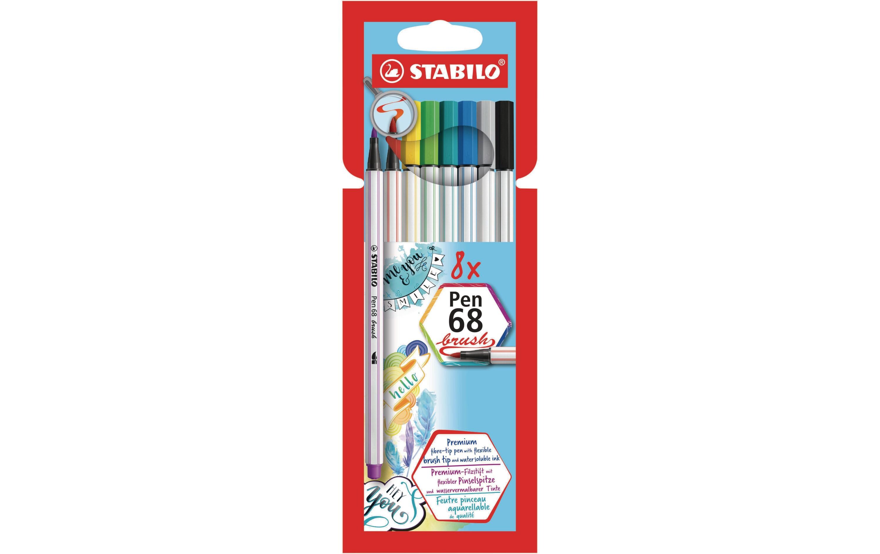 Filzstift Pen 68 8 StückFilzstifte