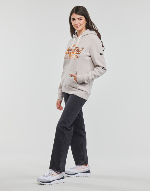 Superdry - VL EMBELLISH HOOD - Beige
