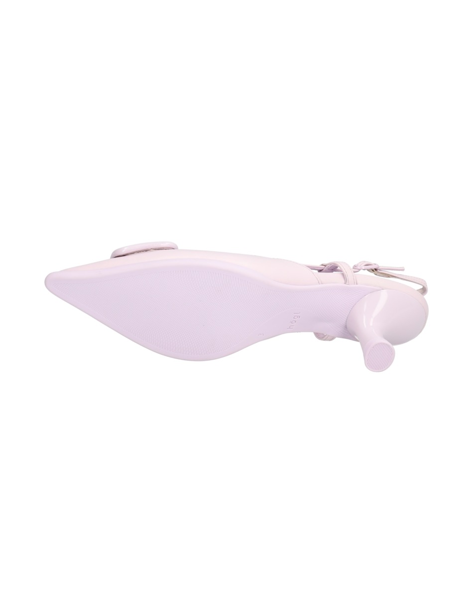 Glattleder Slingpumps