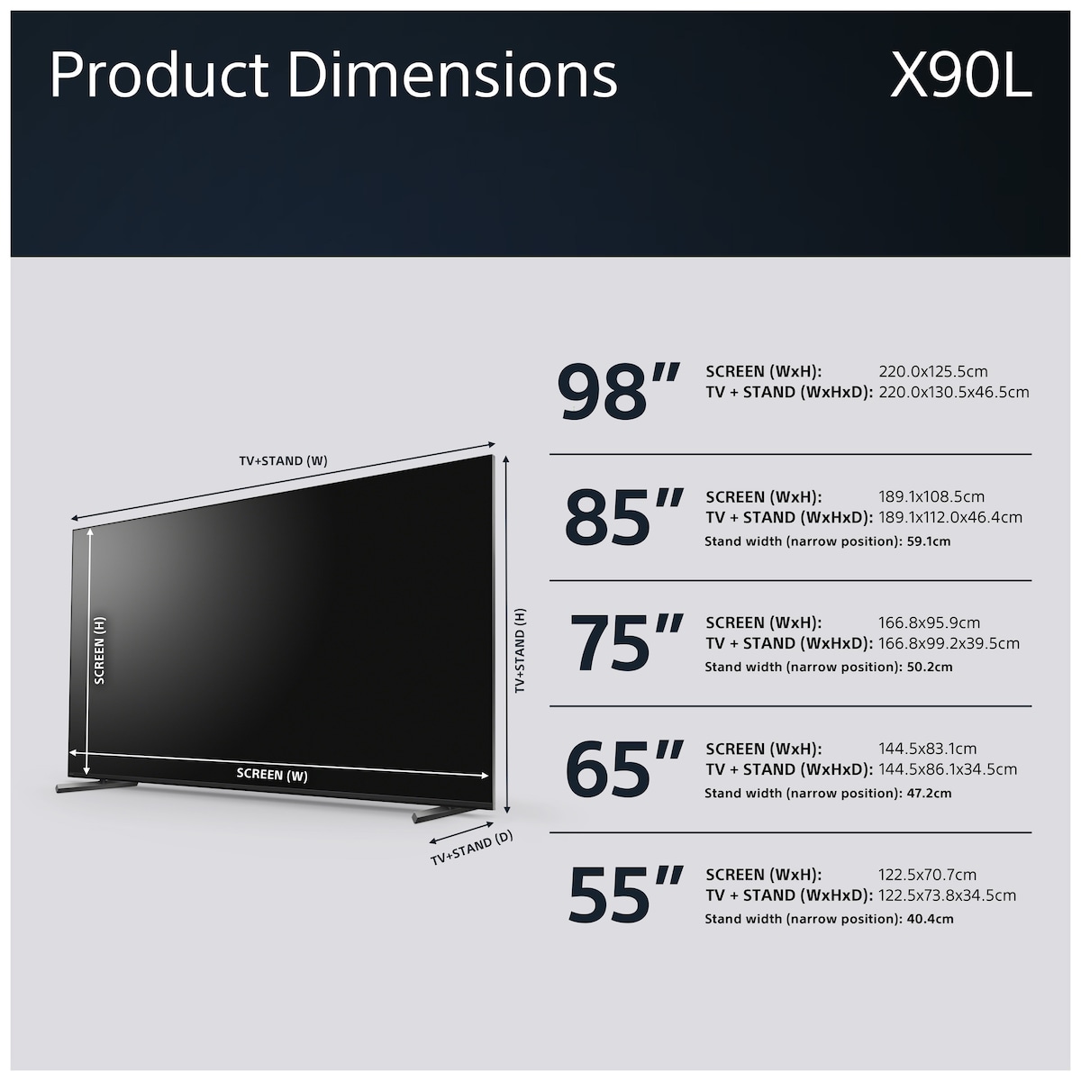 Sony Bravia 75” X90L 4K Full Array LED Smart TV (2023)