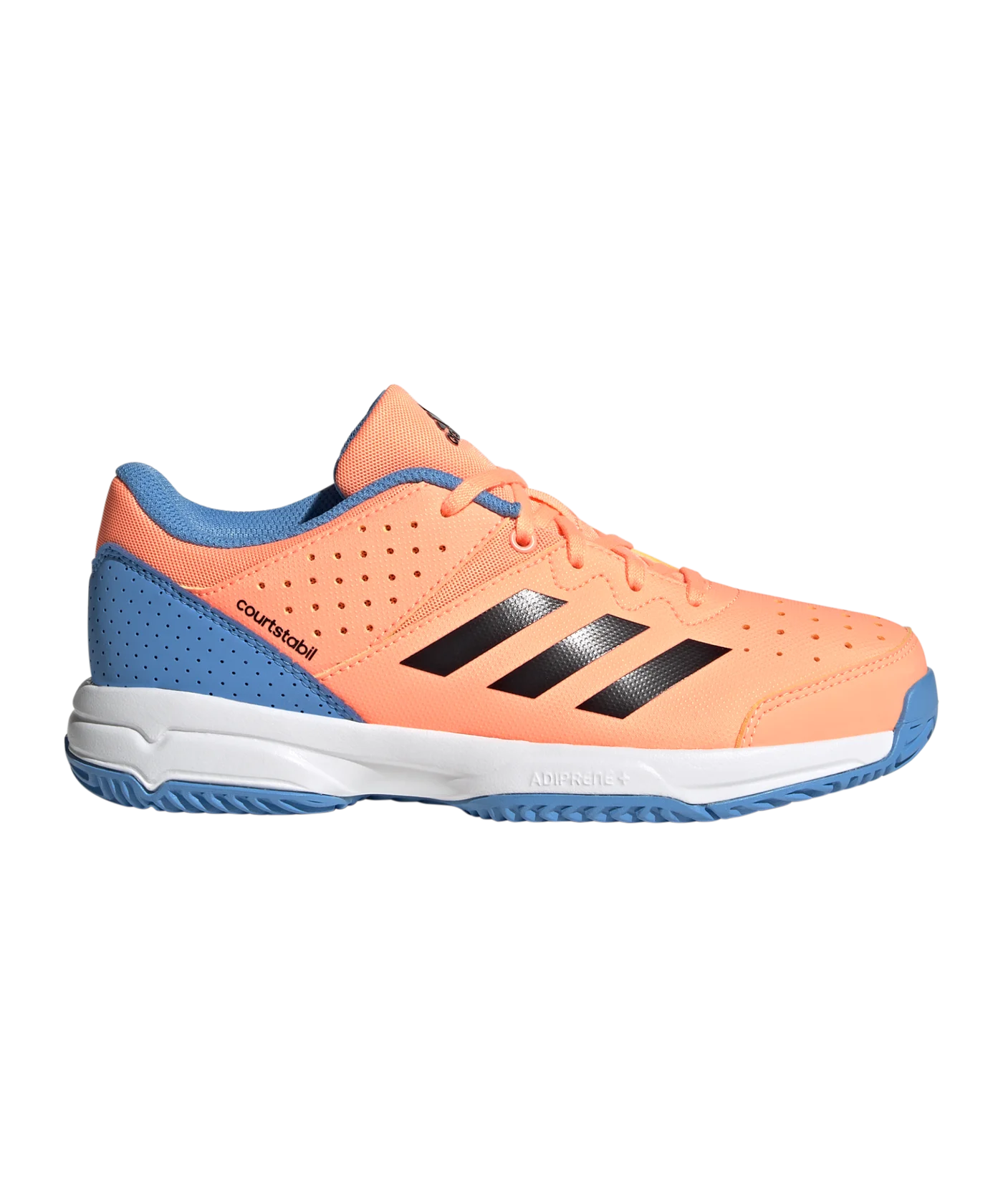 adidas Court Stabil Training Kids Orange Blau