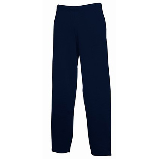 Calça de fato de treino Fruit of the Loom com bainha aberta (Azul)