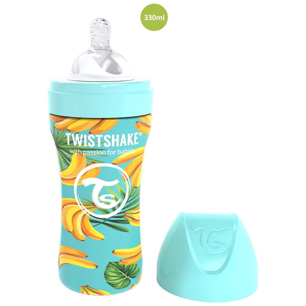 TwistshakeTwistshake   Anti Kolik Edelstahlflasche banane 330ml