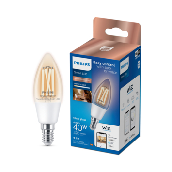 Philips smartLED kaars filament E14 40W