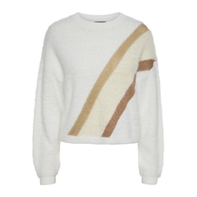 Pull femme Pcmilo Lurex Knit Kac Fc PIECES