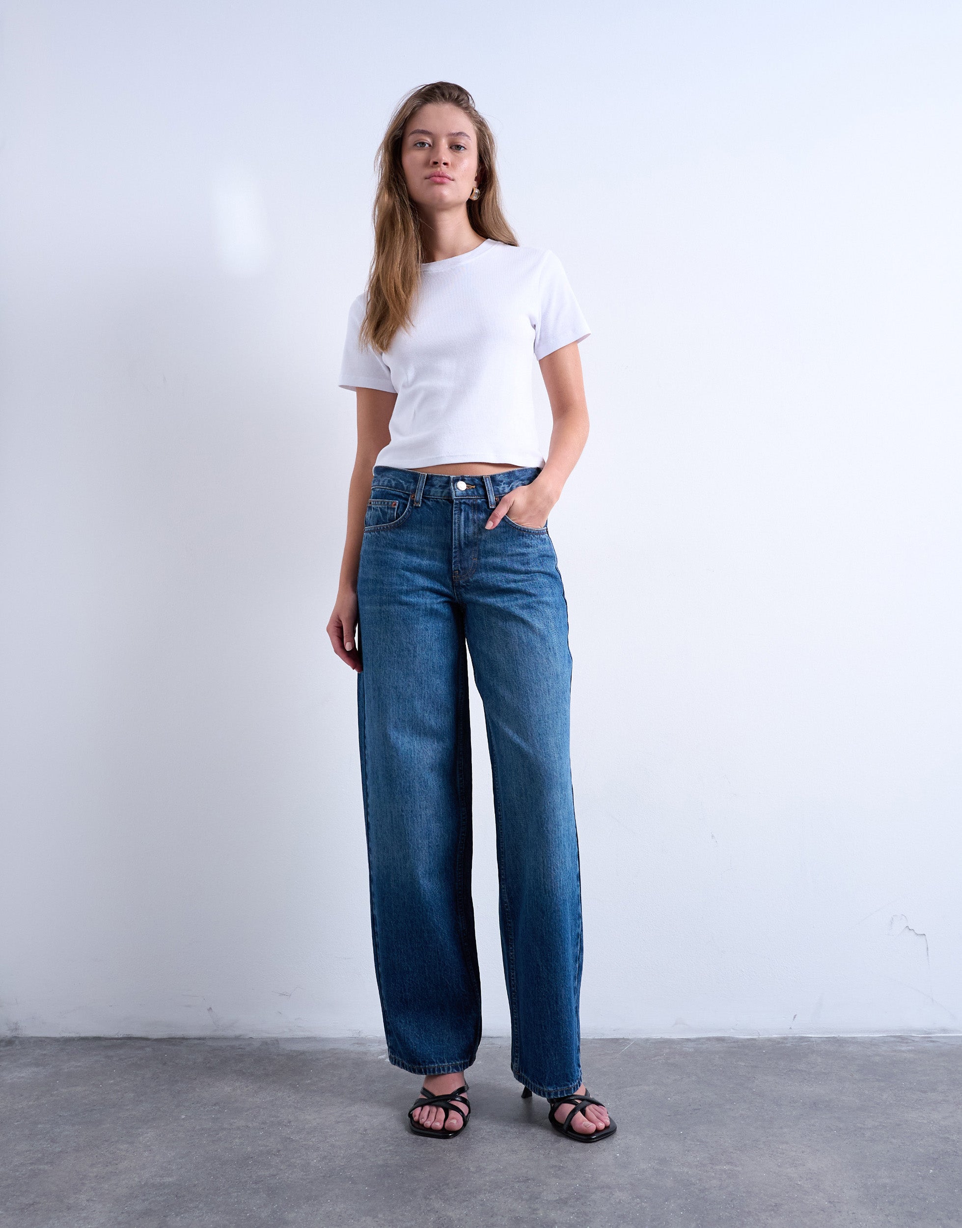 TSCINCH Low rise Wide leg fit Jeans