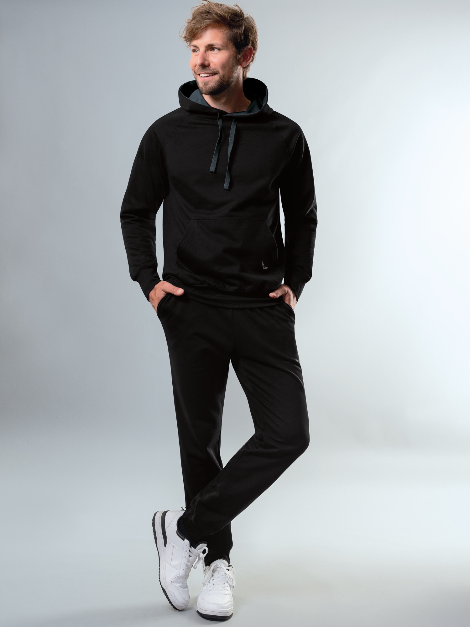 Jogginganzug aus Biobaumwolle Schwarz