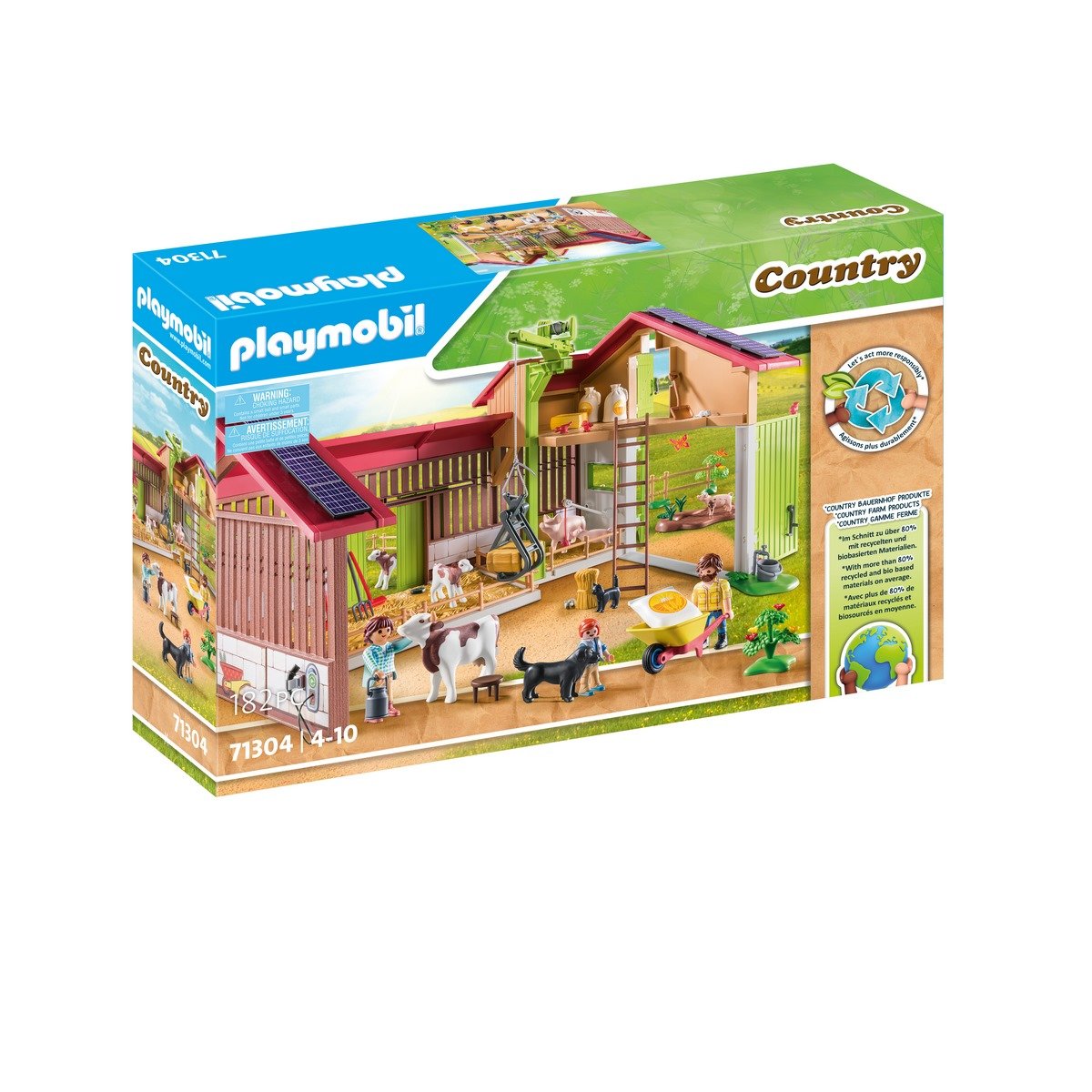 Ferme avec panneaux solaires - Playmobil 71304