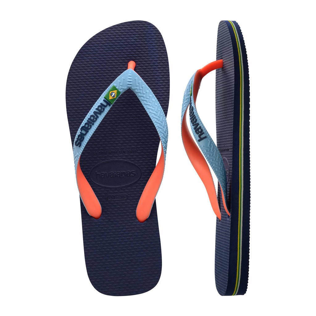 Havaianas Brasilteenslippers blauw
