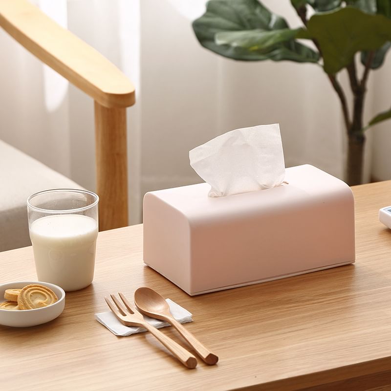 NEJA - Effen plastic tissuebox (verschillende ontwerpen)