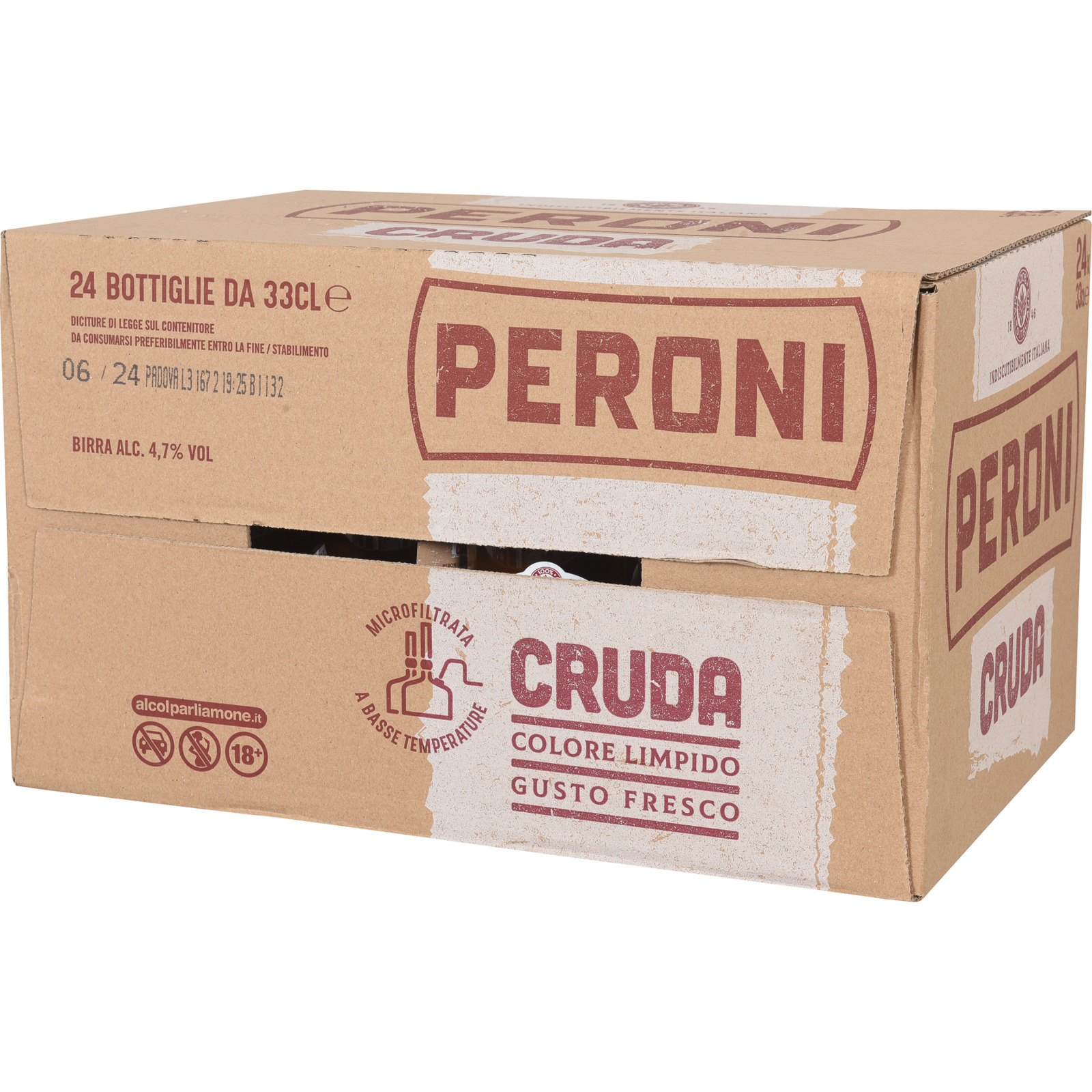 Peroni Cruda Bier 24 x 33 cl