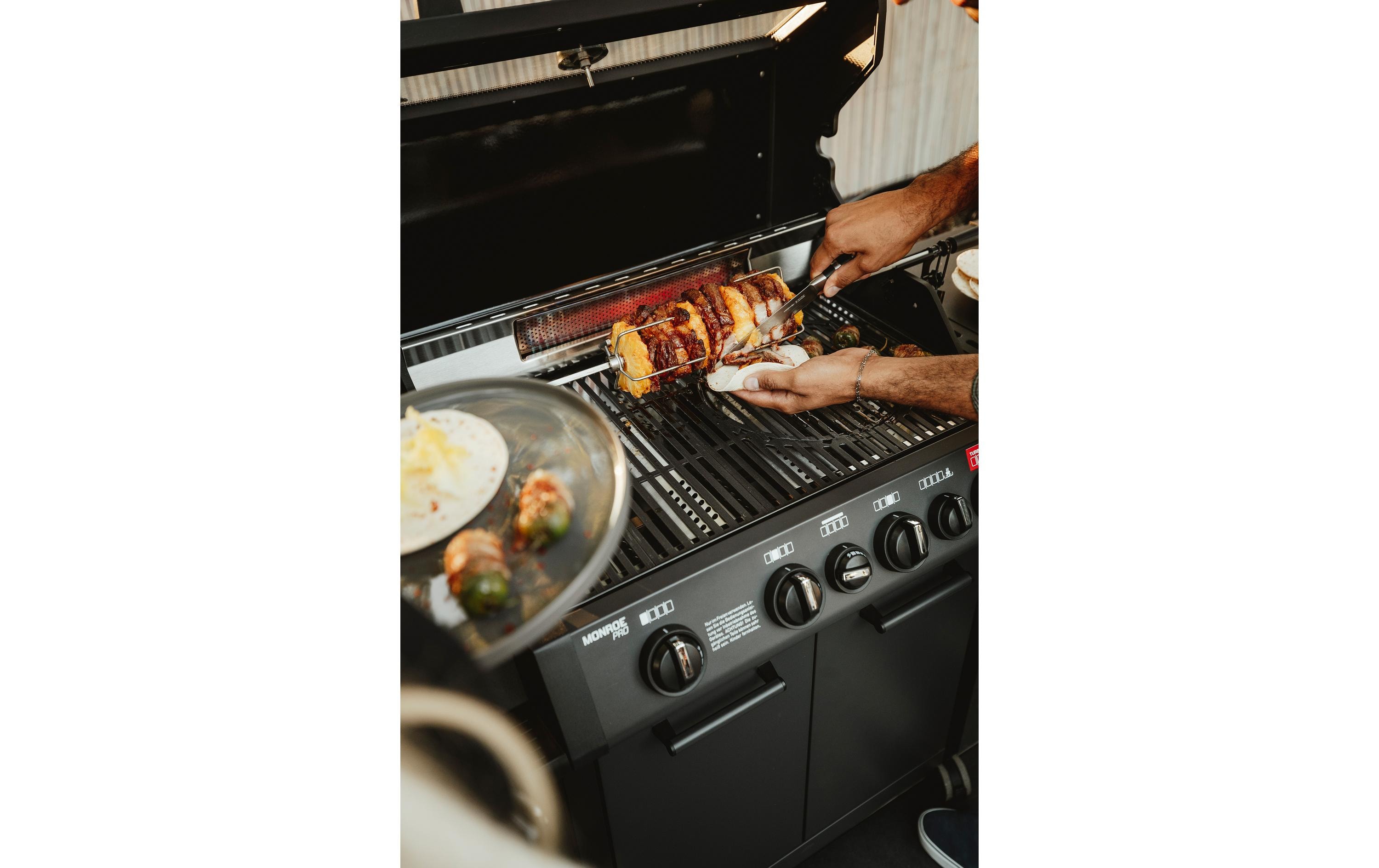 Grillspiess Pro<br>Universeller Grillspiess mit Elektromotor und Batterien