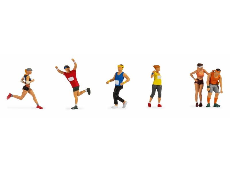 NOCH Figuren Marathonläufer H0 Figuren im Massstab 1:87