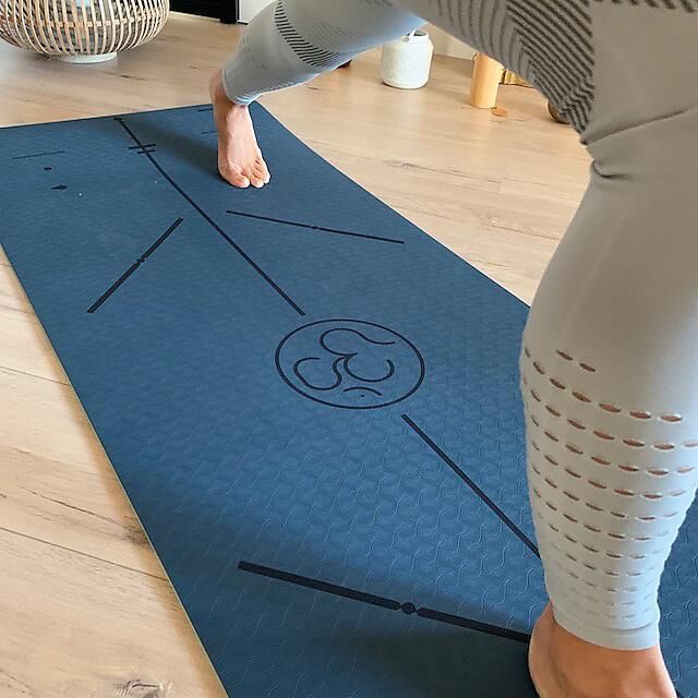 YOGOM - TAPIS DE YOGA YOMAD OM MARINE
