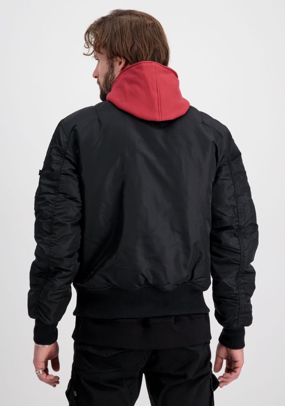 ALPHA INDUSTRIES - MA-1 D-Tec Bomberjack - Zwart - 100% Nylon