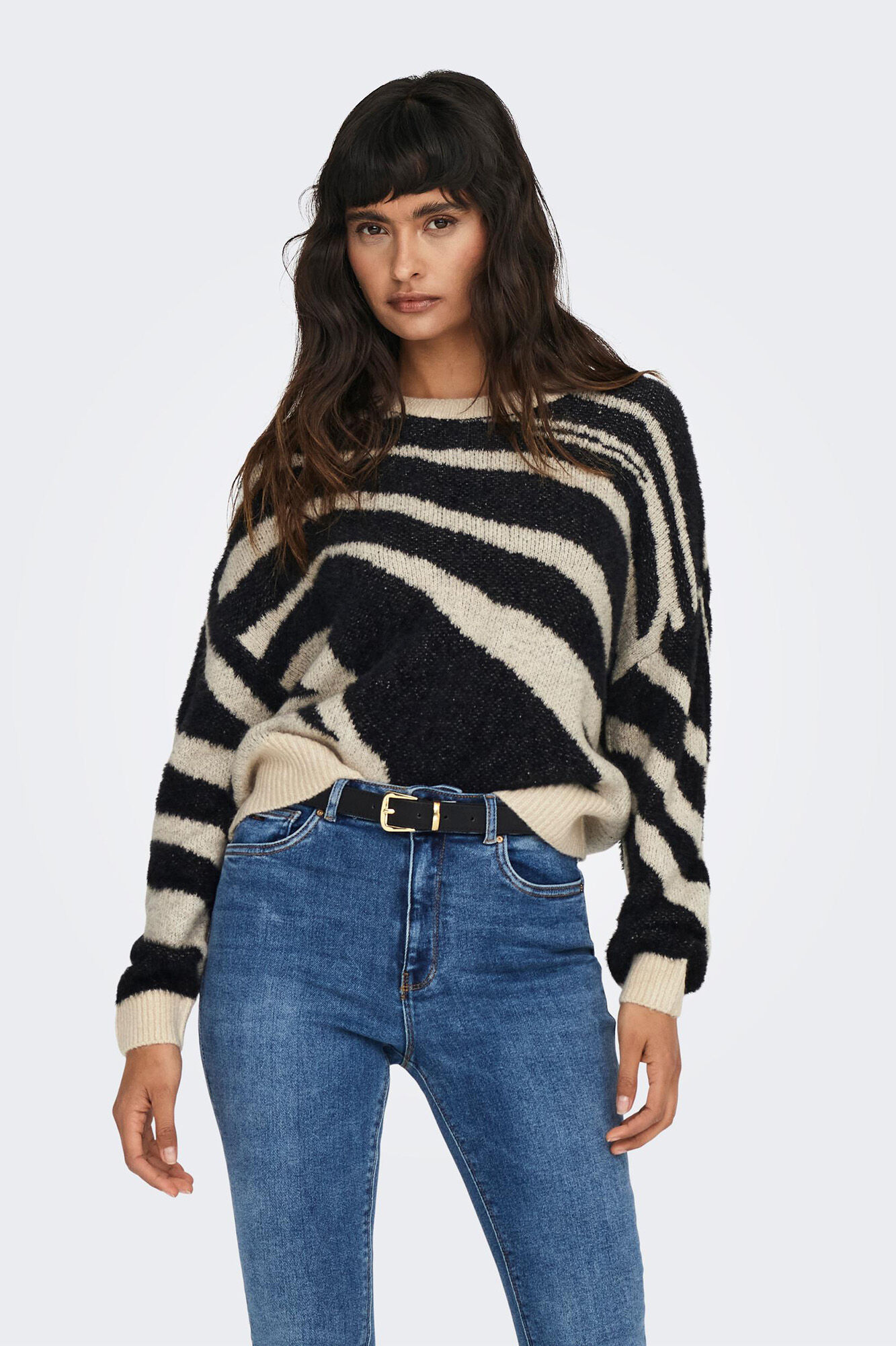 Suéter de malha jacquard