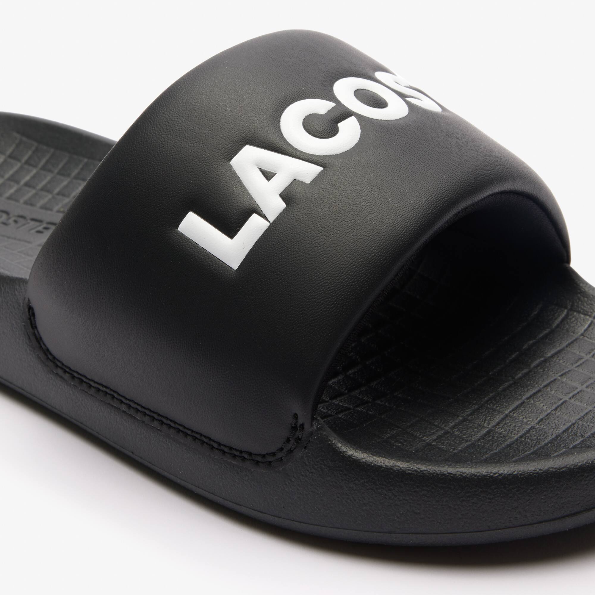 Claquettes Serve Slide 1.0 homme Claquettes & Sandales - Noir - Lacoste - Homme